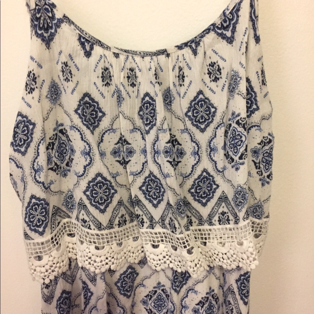 Altar’d State Blue and White Dress